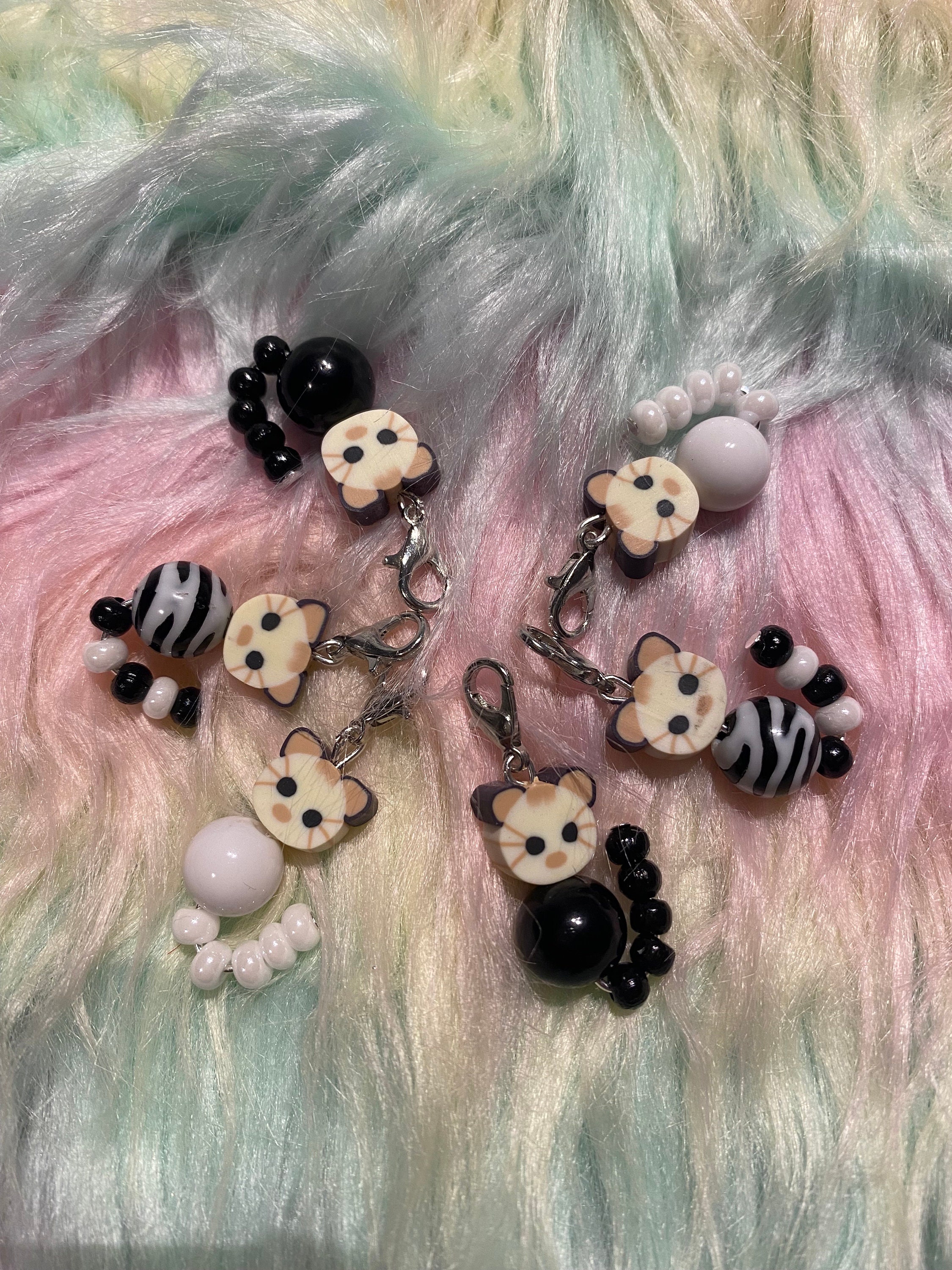 3er-Set Schwarze Katzen-Schlüsselanhänger - Verspielter Schmuck Für Schlüsselbund & Tasche