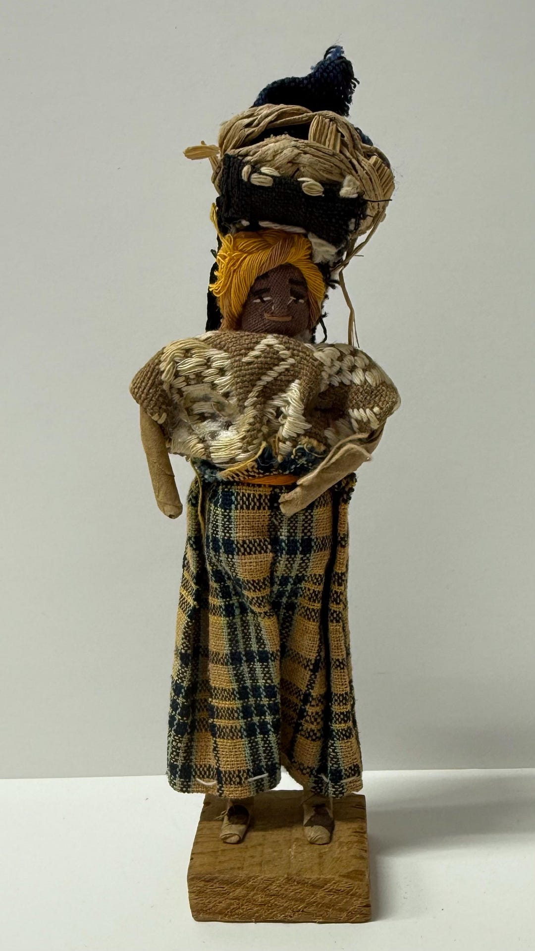 Vintage Handmade Guatemalan Folk Art Cloth Doll - Etsy