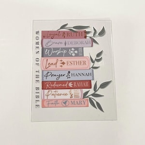 UV DTF Faith Women of the Bible  4” Decal D#1