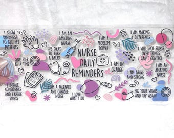 Labor and Delivery Nurse UV DTF Sticker - Water Bottle & Cup Wrap