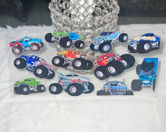 Uv DTF kids monster trucks cars 16 oz Cup Wrap Ready To Apply | No Heat Needed | Waterproof #16