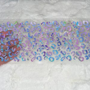 Uv DTF Cheetah design pattern 16 oz Cup Wrap | Ready To Apply | No Heat Needed | Waterproof  #7