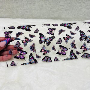 Uv DTF butterfly butterflies colorful 16 oz Cup Wrap | Ready To Apply | No Heat Needed | Waterproof #145
