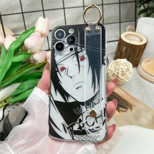 Cool Art Anime Clear iPhone Case for iPhone 15 14 13 12 11 Pro Max Mini XS XR 6 7 8 Plus & Samsung S21 S22 S23 S24 Ultra With Wrist Strap 1