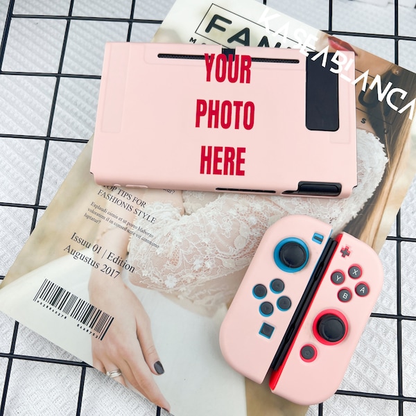 Custom Anime Photo Nintendo Switch Oled Case-Personalized Nintendo Oled Switch Shell-Cute Cartoon Protective Cover Switch Oled Accessories