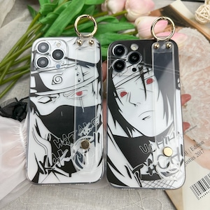 Cool Art Anime Clear iPhone Case for iPhone 15 14 13 12 11 Pro Max Mini XS XR 6 7 8 Plus & Samsung S21 S22 S23 S24 Ultra With Wrist Strap image 8