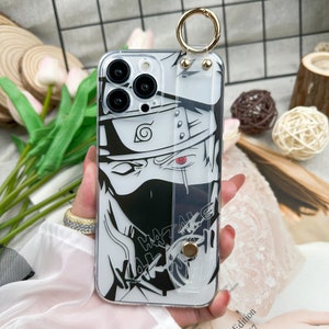 Cool Art Anime Clear iPhone Case for iPhone 15 14 13 12 11 Pro Max Mini XS XR 6 7 8 Plus & Samsung S21 S22 S23 S24 Ultra With Wrist Strap 2