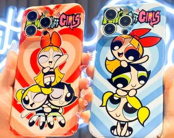 Cute Cartoon Anime Phone Case for iPhone 15 14 13 12 11 Pro Max &Samsung S22 Plus S21 S20 FE S23 S24 Ultra A54 A53 A14 Google Pixel 7A 8 pro