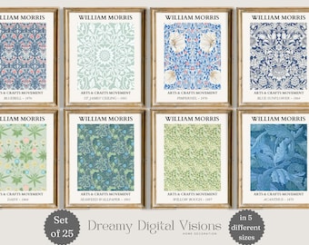 ウィリアム・モリスのポストカード、ウィリアム・モリスのプリント