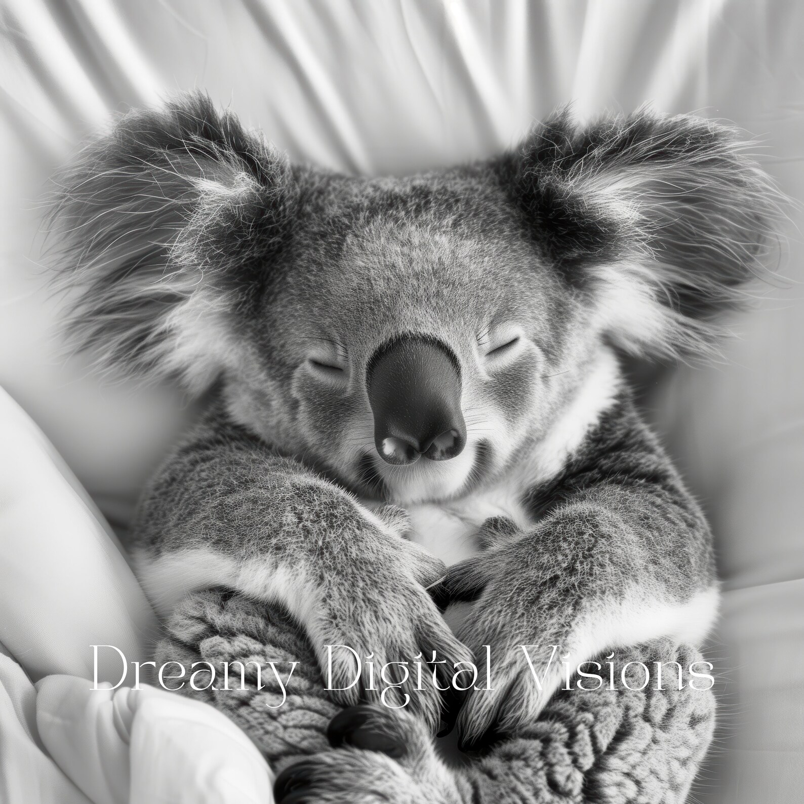 Adorable Koala Nursery Wall Art, Baby Shower Gift Koala Poster, Cute ...