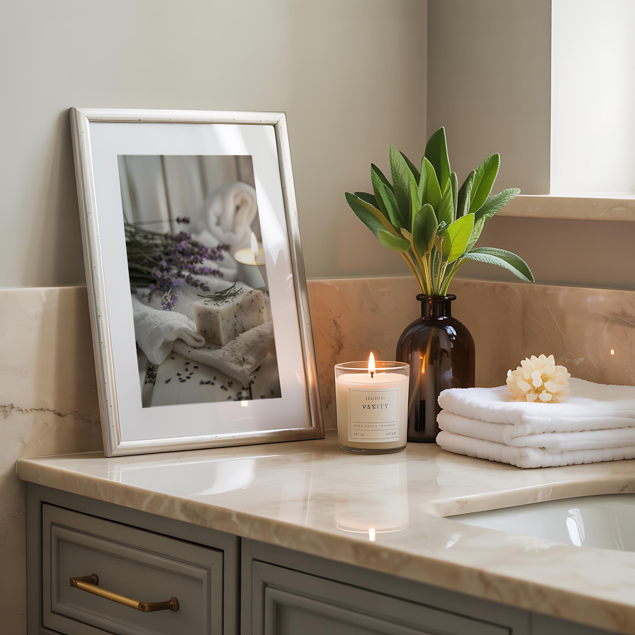 Spa Bathroom Wall Art Set of 3 – Zen Meditation Relaxing Prints ...