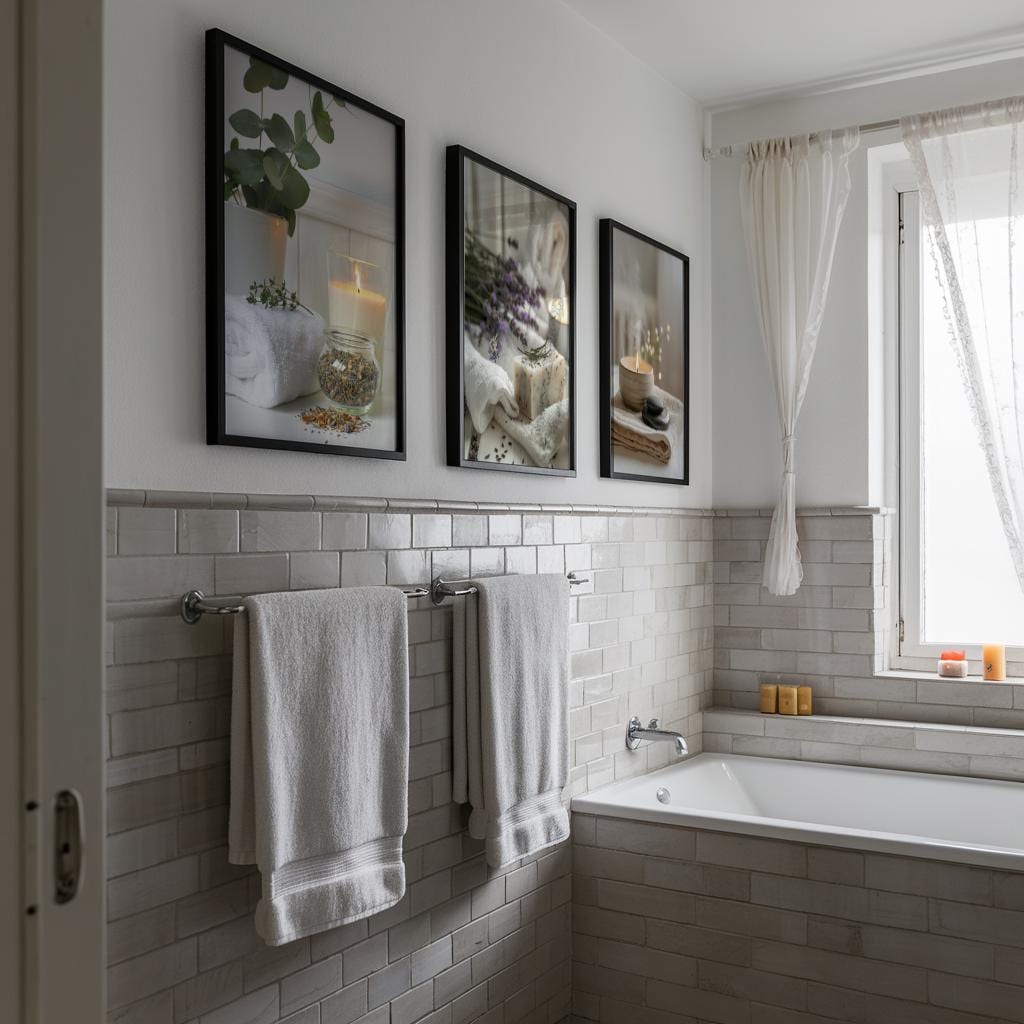 Spa Bathroom Wall Art Set of 3 – Zen Meditation Relaxing Prints ...