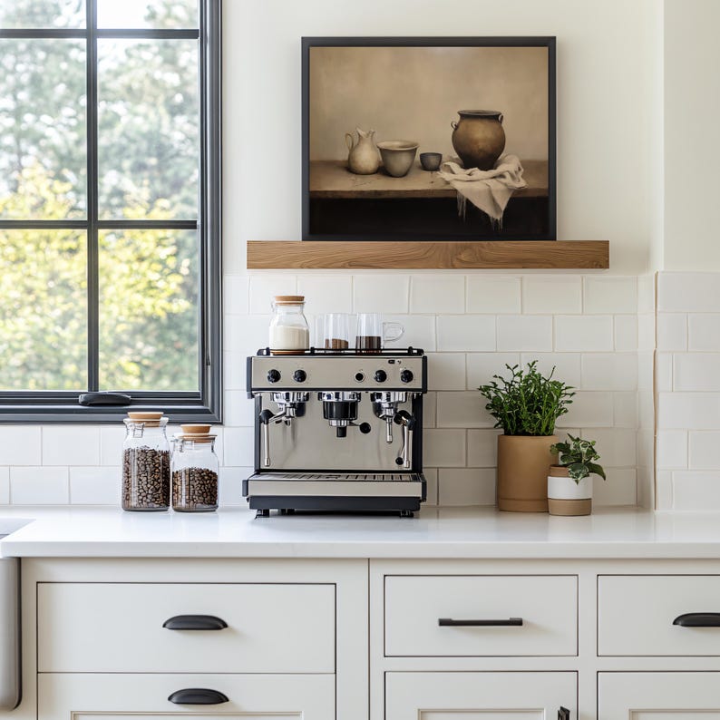 Vintage Kitchen Prints Set of 9, Printable Kitchen Art, Kitchen Wall ...