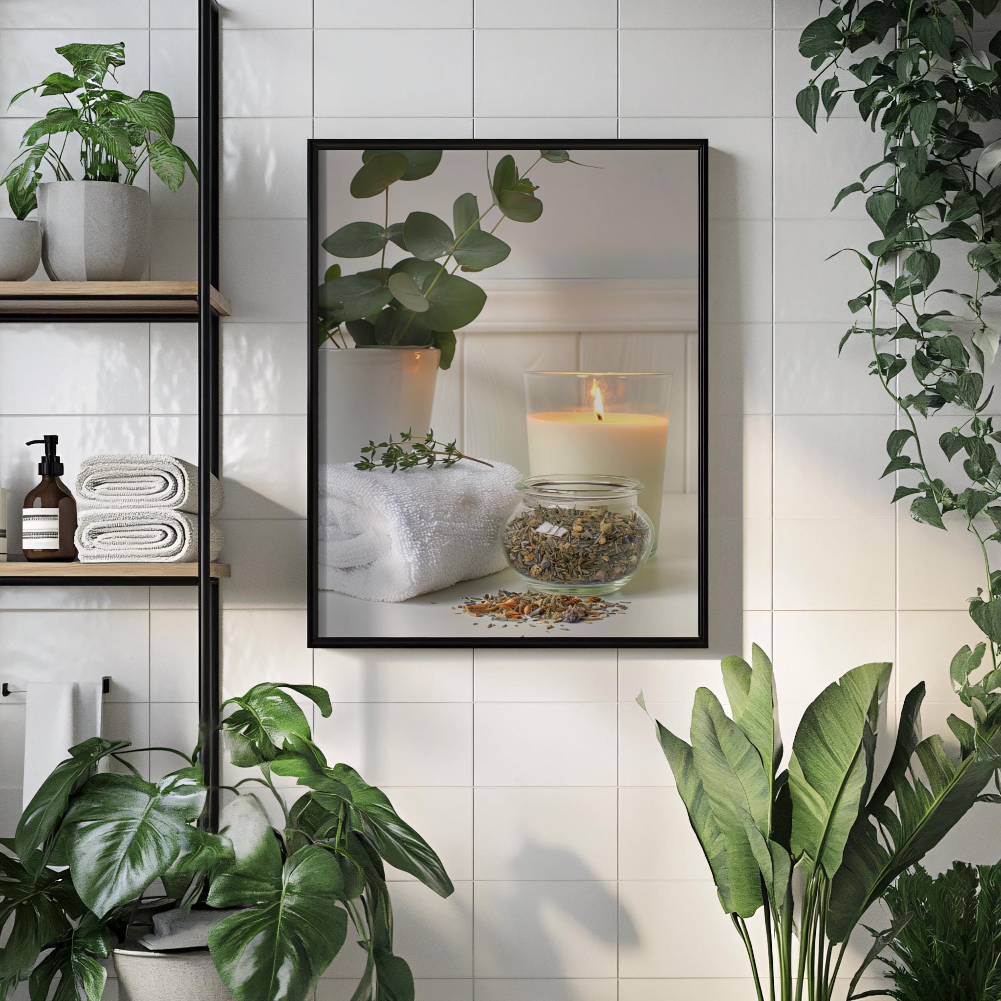 Spa Bathroom Wall Art Set of 3 – Zen Meditation Relaxing Prints ...