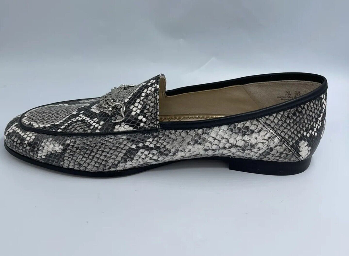 Rare SAM EDELMAN Lorenzo SNAKE Print Loafers Women's Shoes Size 6.5 Euc ...