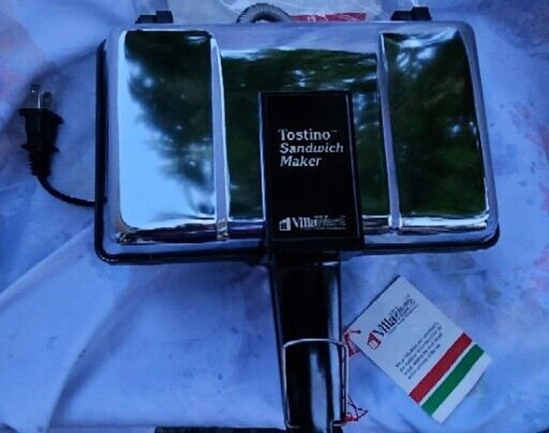HTF NEW Villaware Tostino Panini Sandwich Maker Model 3800 Etsy
