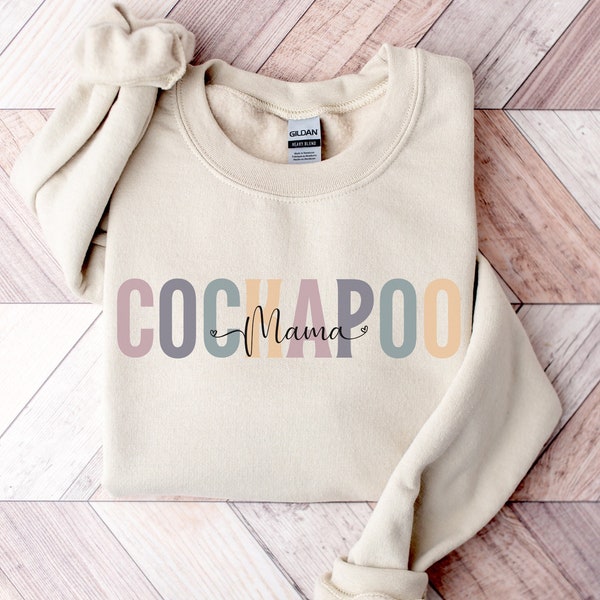 Cockapoo Mom Sweatshirt, Cockapoo Mama Shirt, Cockapoo Lover Sweatshirt, Cockapoo Dog Mom Crewneck