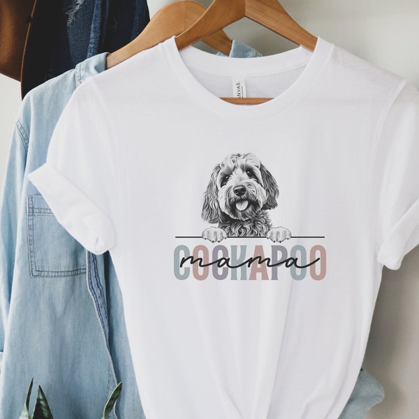 Cockapoo Mama Shirt, Cockapoo Mom Tshirt, Cockapoo Lover Gift, Dog Mom Shirt, Cockapoo Owner Shirt