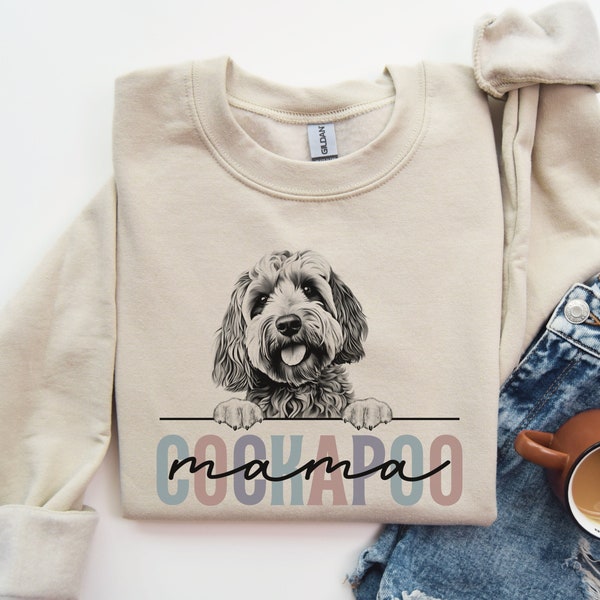 Cockapoo Dog Mom Sweatshirt, Cokapoo Lover Gift, Cockapoo Mama Shirt, Cockapoo Dog Mom Gift