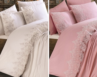 Set biancheria da letto di lusso Maria 6 pezzi 200 cm x 220 cm