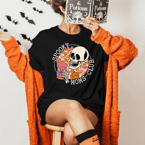 Spooky Moms Club Sweatshirt, Gift for Mom, Funny Mom Sweatshirt, Halloween Shirt, Funny Mom Gift, Spooky Mom Shirt, Spooky Season, Halloween image 4