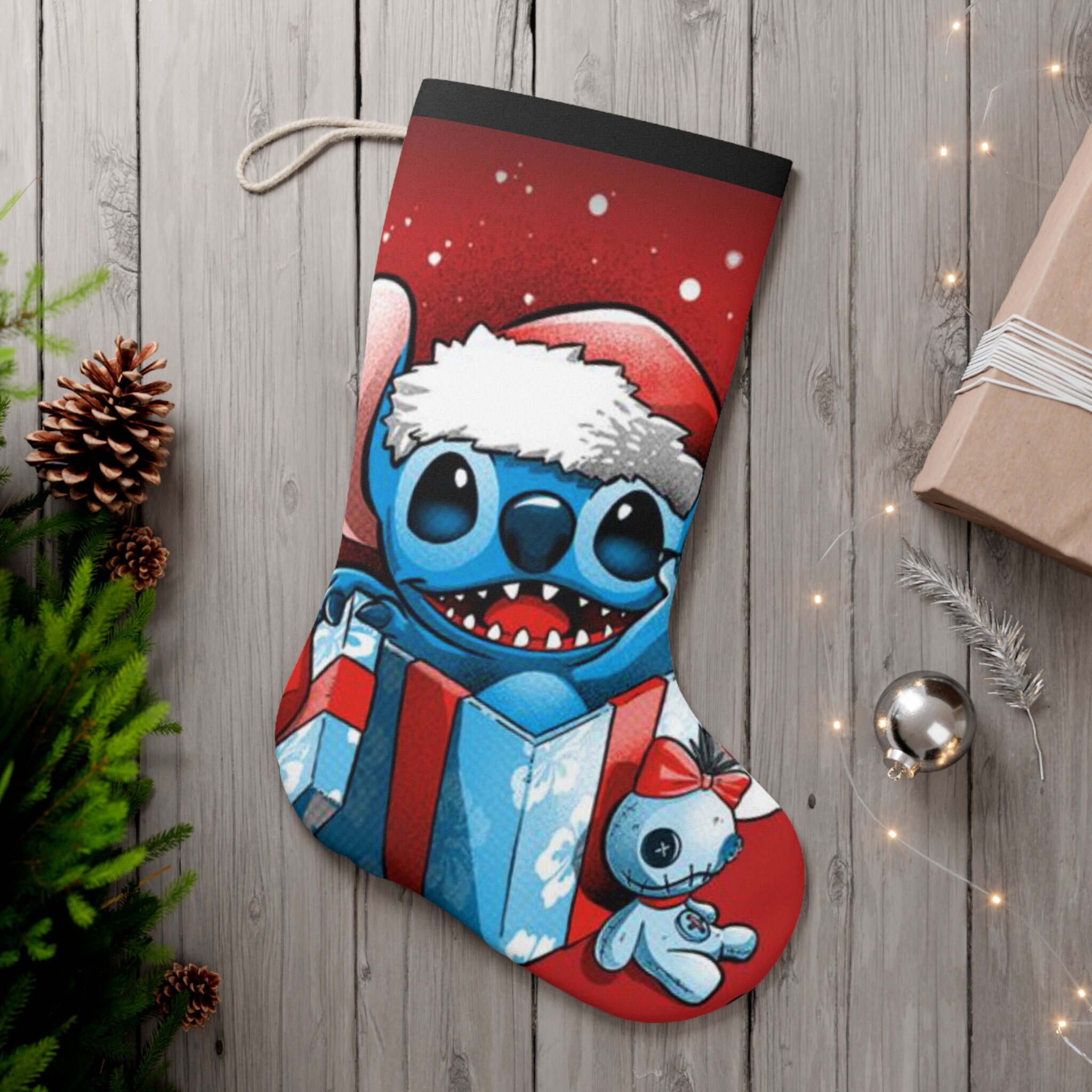 Christmas Stitch Santa Stocking