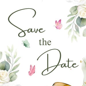 Elegant Editable Wedding Invitation Video Template / Edit Canva Template / mp4 invitation