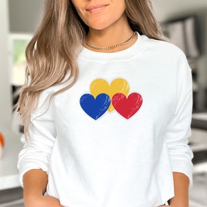 Diver I love Colombia heart ~ Colombian flag tricolor sweater ~ Colombian gifts gift ~ Colombian woman gift ~ Colombian wife