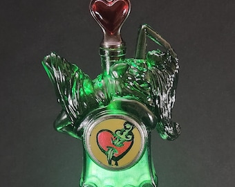 Possession Vigor Bottle – Hand Painted Fantasy Gaming Decor, Steampunk Alchemy Prop, Large  Collectible