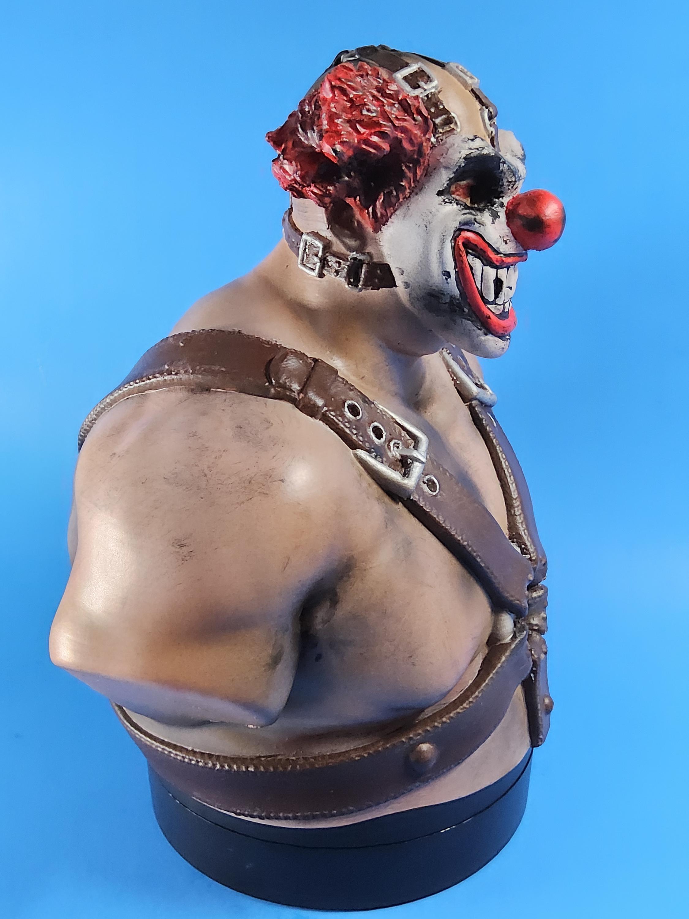 Sweet Tooth Bust - Twisted Metal Fan Art, Hand-painted Bust - Etsy