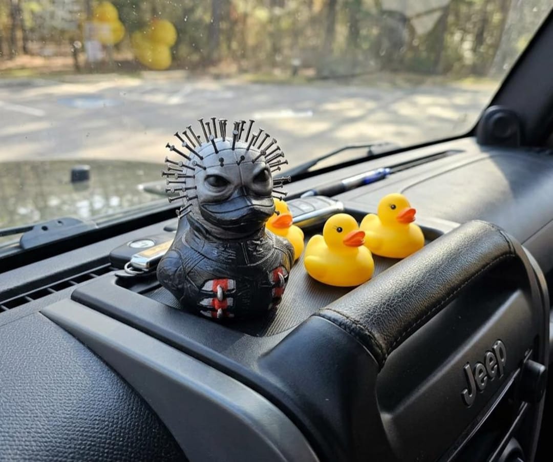 Horror Duck Figure, Pinhead Hellraiser Parody Collectible Gift - Etsy