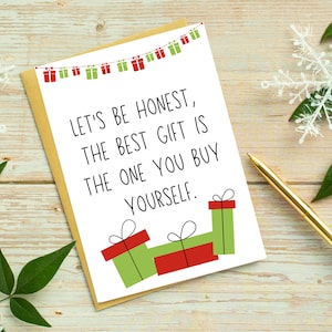Carte de Noël amusante, porte-cartes cadeau, cadeau pour collègue, carte de vœux pour tout le monde, carte-cadeau de Noël, cadeau ado, cadeau enseignant