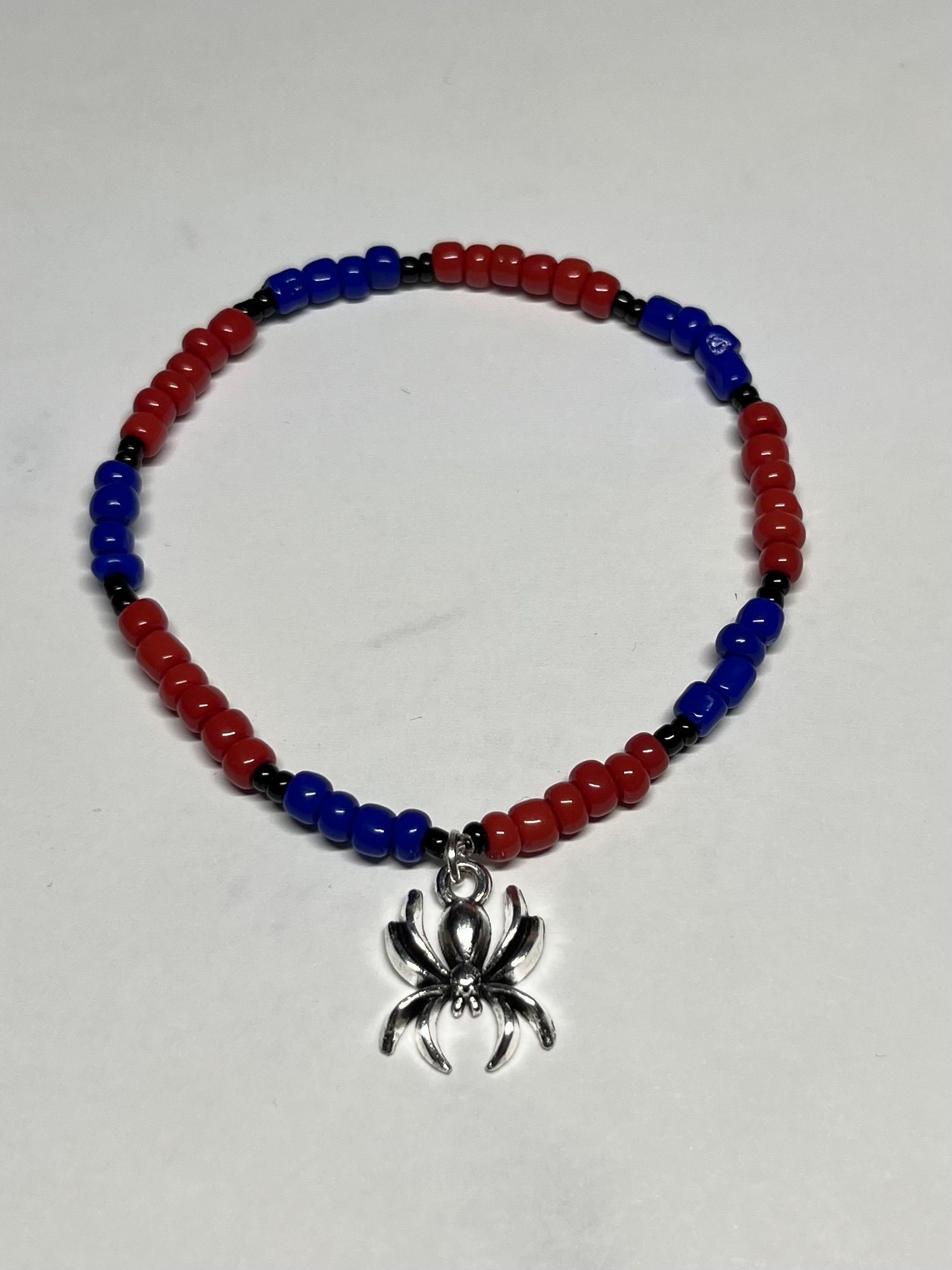 Spider man matching heart bracelets