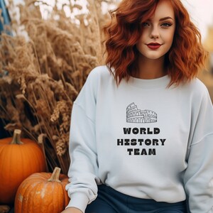 Teacher Shirt: Patriotic History Teacher Crewneck for Appreciation, Social Studies Tee