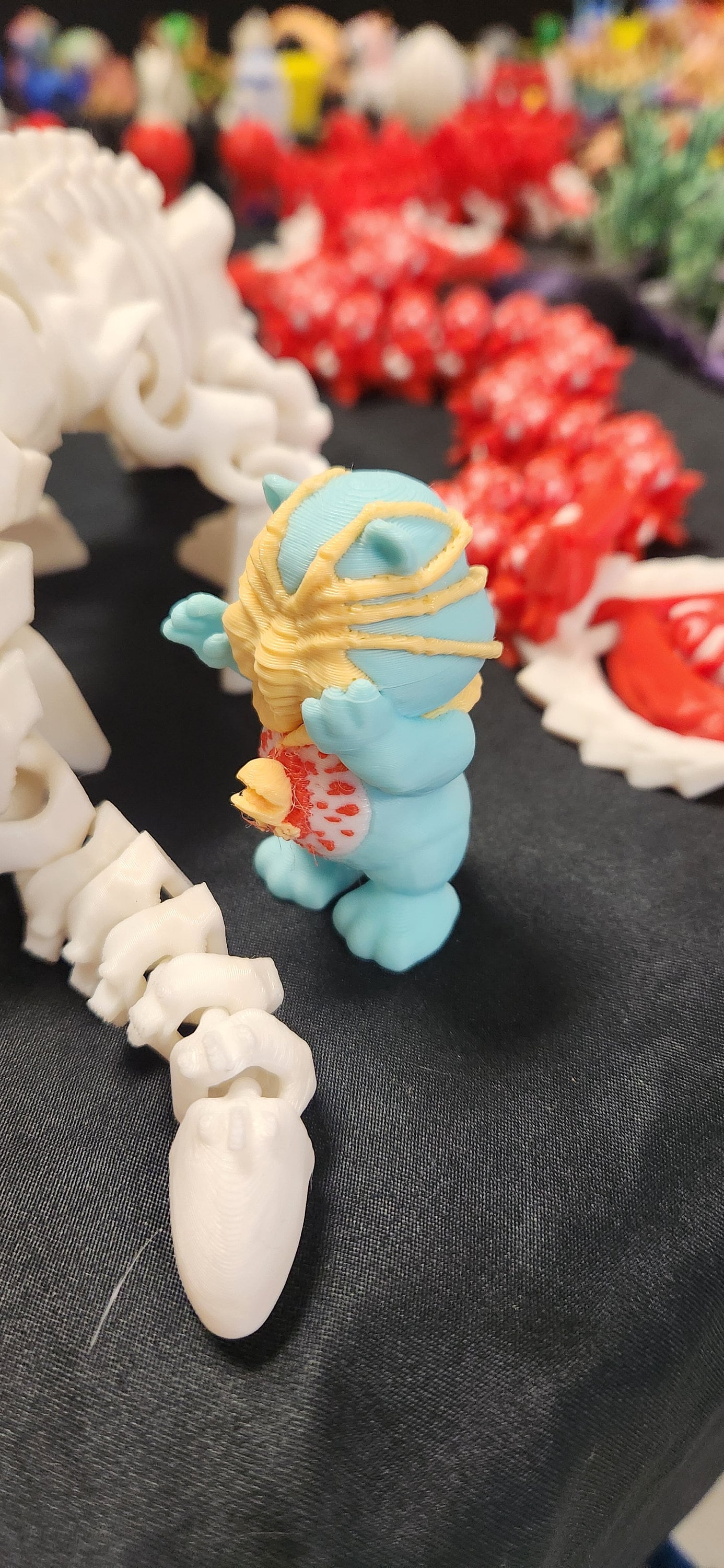 Alien Xenomorph Facehugger Chestburster Bear Figure - Etsy