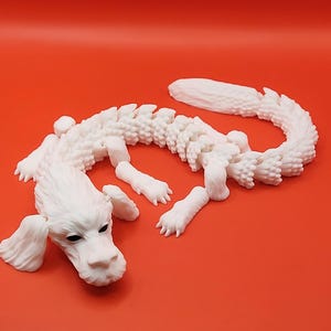 Falcor articulated dragon. The Neverending story figure. Flexi replica.