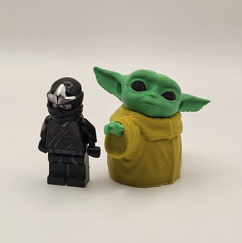 Baby Yoda Grogu Star Wars Tiny figure mini collectors toy image 3