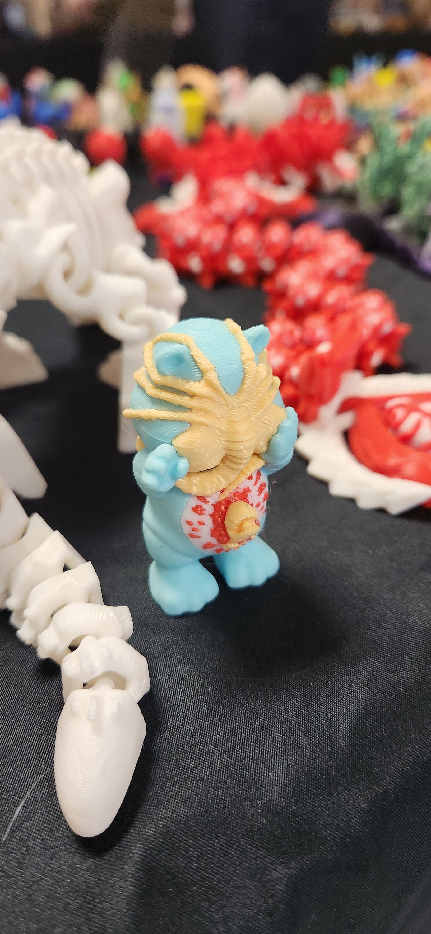 Alien Xenomorph Facehugger Chestburster Bear Figure - Etsy