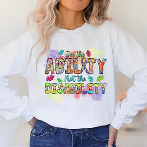 Autism Apparel Special Education Sweatshirt Inclusion Sweatshirt Womens Sweatshirt Neurodiversity Apparel Autism Awareness