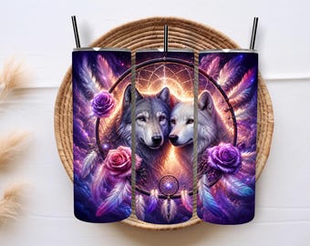 Trendy Tumbler Wrap PNG – 20oz Skinny Sublimation Design – Straight & Tapered Seamless Cup – Digital Download
