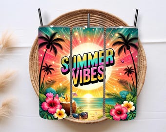 20oz Skinny Tumbler Wrap Bundle, Straight Tapered Sublimation Designs (Digital Download)