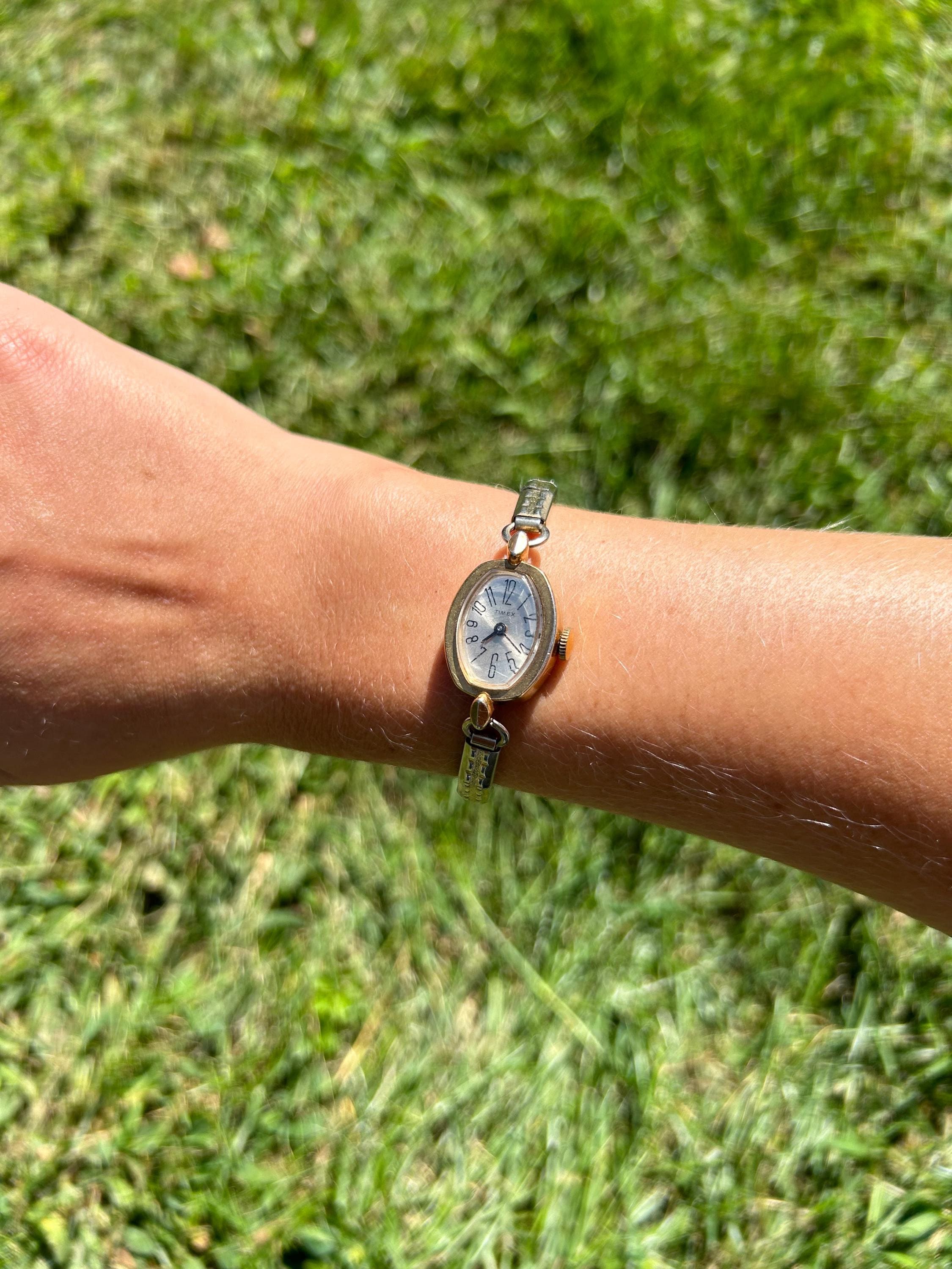 Vintage 1960s Timex Watch | Not Working | Duo Tone Gold and