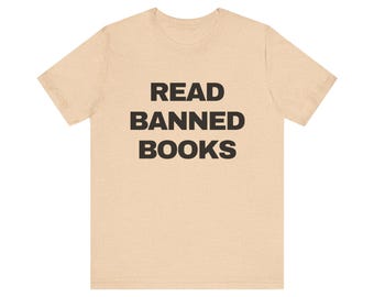 Camiseta "Lee libros prohibidos" / Regalo para amantes de los libros y bibliotecarios