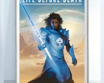 Kaladin Stormblessed Poster, Bridge Four Glyph, Kholinar, Brandon Sanderson's Stormlight Archive / Cosmere, physical poster, various sizes