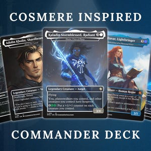 Legends: The Way of Kings – Anpassad Cosmere-tema befälhavarlek | Stormlight-inspirerad proxy EDH