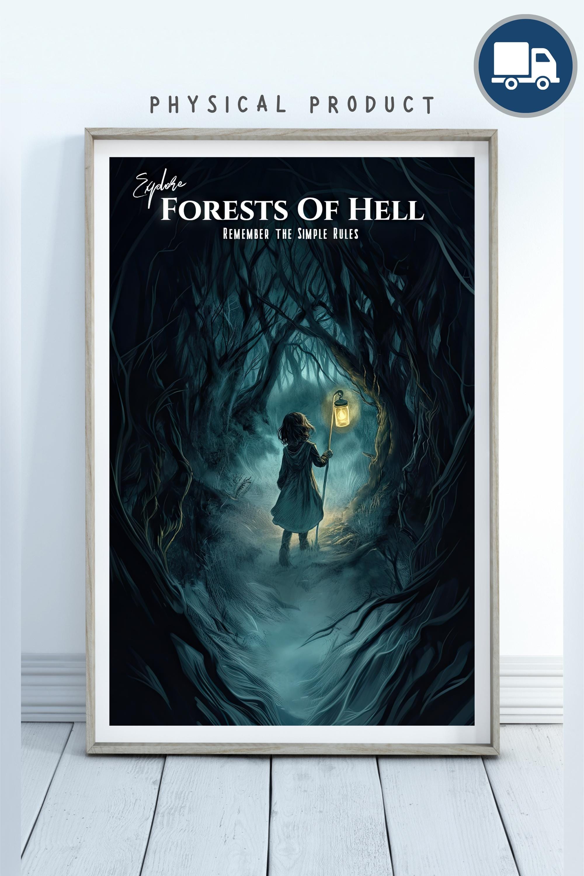Forests of Hell Fantasy Wall Art, Inspired by Shadows for Silence in ...