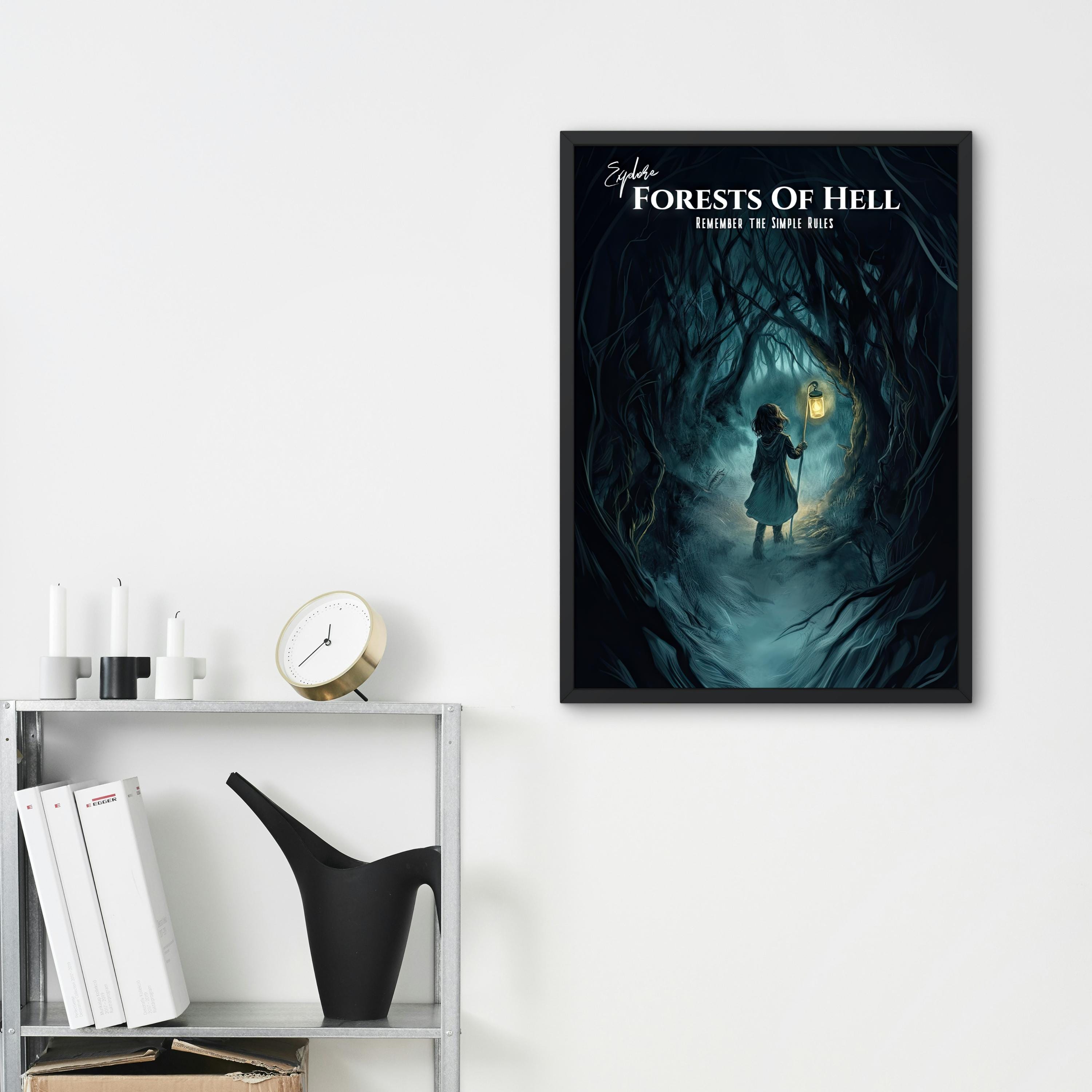 Forests of Hell Fantasy Wall Art, Inspired by Shadows for Silence in ...