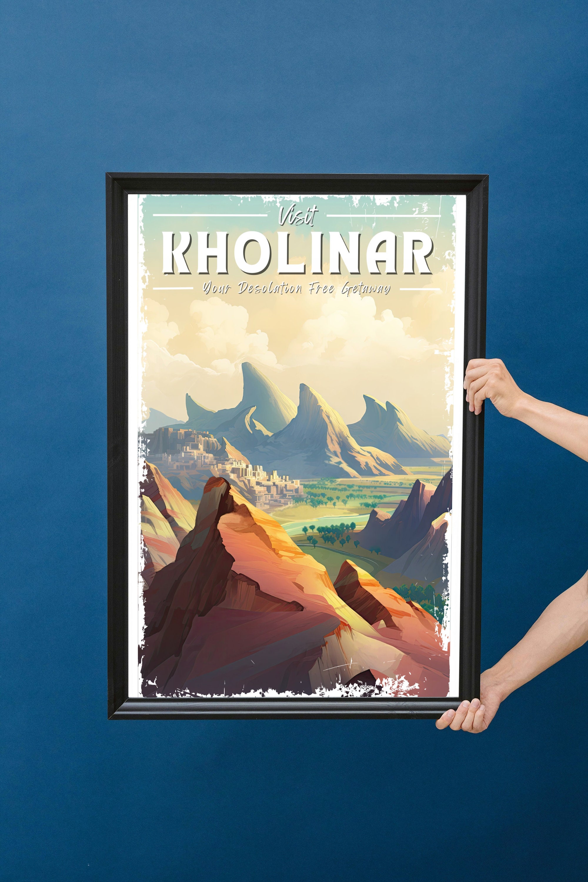 Kholinar Ropa Kholinar Travel Poster, Ancient Dawncity, Alethi Captial, Brandon ...