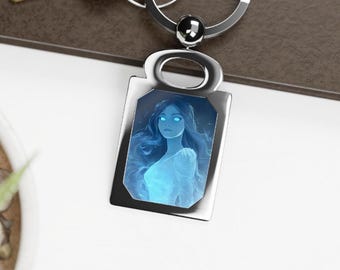 Sylphrena honorspren Keychain, Cosmere Keyring, Spren Bag Charm, Fantasy Fan Gift, Stormlight Archive Inspired Keychain