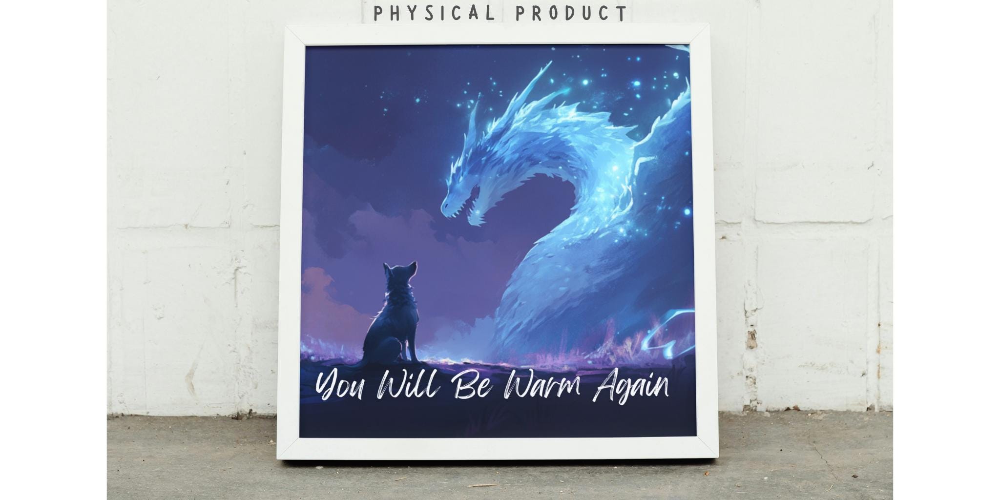 Dog and Dragon Poster, You Will Be Warm Again, Stormlight Archive Wall ...